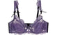 Romantic Atmosphere Lace Minimizer Bra Ultra Thin Sponge Free Wirefree Women Seamless Full Coverage Bust Push Up Set BANERDANNI