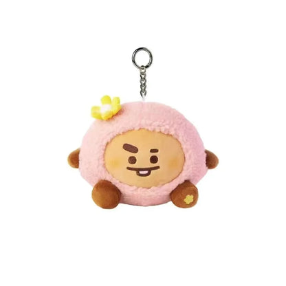 BT21 KPOP Sakura series plush toy bulletproof youth group plush sitting doll Fan gifts、birthday gifts、couple gifts、adult gifts