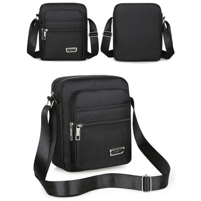 Waterproof Men Crossbody Bags Male Nylon Shoulder Bags Boy Messenger Bag Man Handbags For Travel Casual Large Satchel Grey Bags