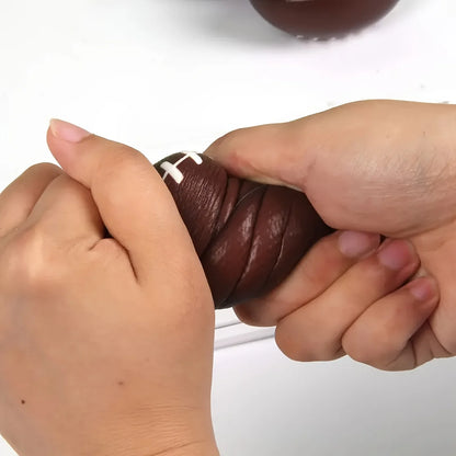 Elastic Decompression Grip Ball Vent Squeeze Ball American Football Supplies Coffee Rugby Ball Toy for Stress Relief