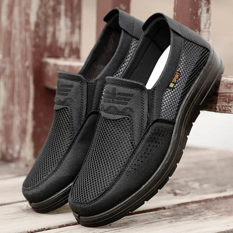 2026 Summer New Arrival Men Casual Slip-On Shoes Soft Bottom Comfortable Breathable Low Cut Round Toe Men's Loafers Plus Szie 48