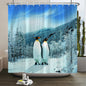 Cat shower curtains bathroom shower curtain Cute 3D fabric shower curtain with hooks funny waterproof shower curtain or Mat