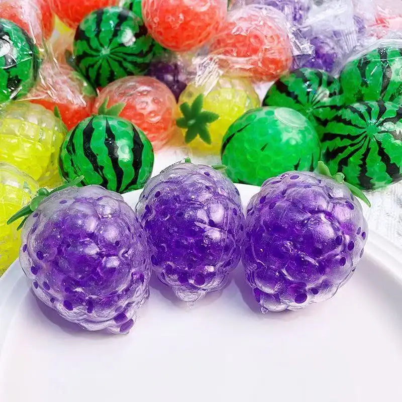 Stress Ball Soft Fidget Sensory Toy for Adults, ADHD Autism Relax, Party Favors Gifts Squishy Watermelon Squeeze Toy