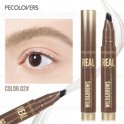 1PC Liquid Eyebrow Pencil - Multi-Function Hairline Filling, Ideal for Holiday Makeup (Christmas)