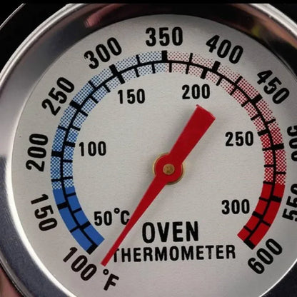 Household Thermometer 1 Piece Stainless Steel Oven Large Diameter  Vertical Dial  Kitchen Baking Supplies