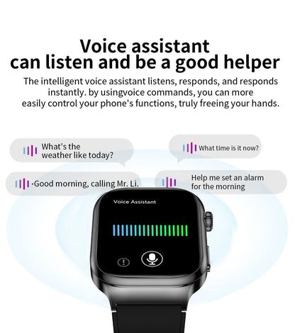 New Blood Lipids Uric Acid Blood pressure Smart Watch Men ECG+PPG Fitness Tracker Clock Heart Rate Bluetooth call Smart watches
