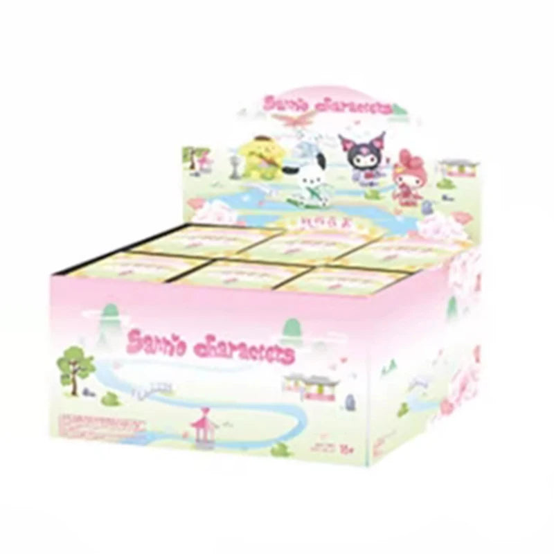 New Rhyme Flower Clothes Mystery Bag Kuromi Pochacco Cinnamoroll Cute Melody Action Figure Surprise Bag Gift Sanrio Blind Box