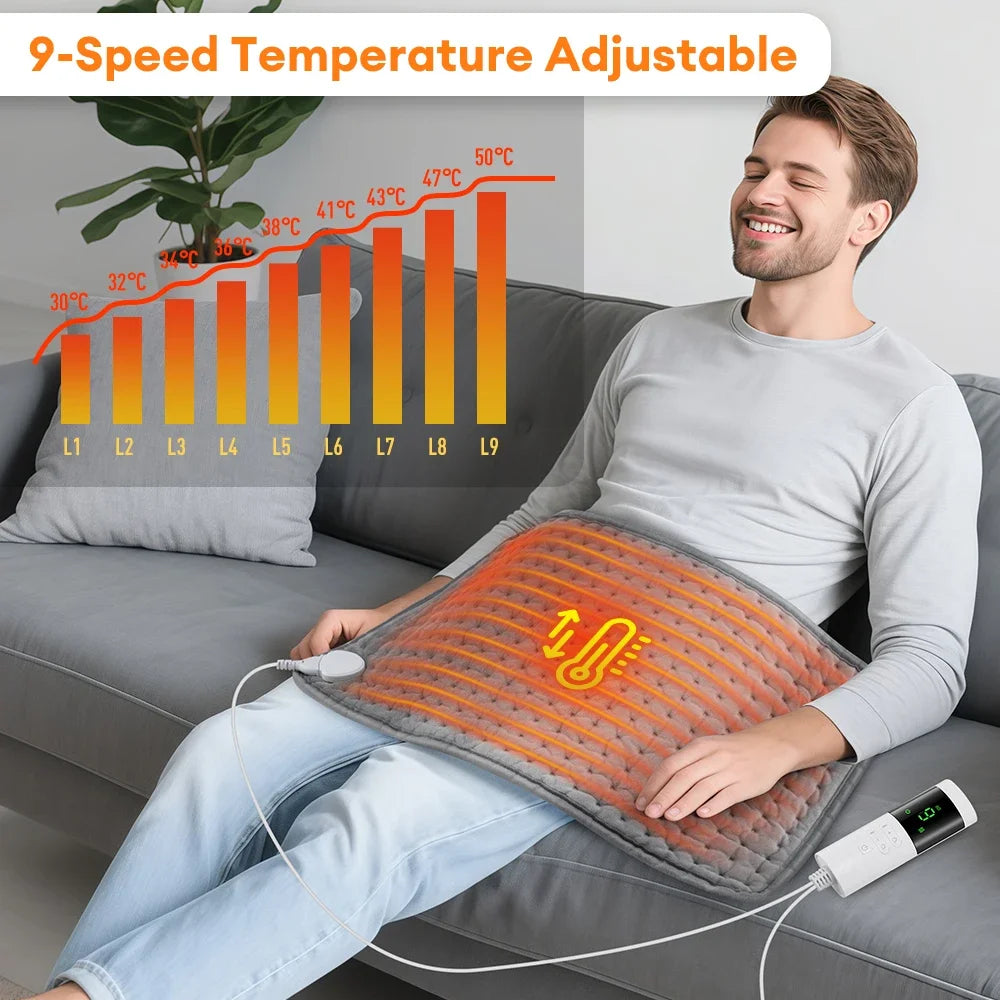 Electric Heating Pads Temperature Adjustable Timing Winter Warm Blanket Abdominal Warmer Back Shoulder Hand Waist Warming Pad