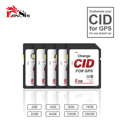 Change cid16GB memory card 4GB memory card 8GB 16GB high speed CID navigation GPS map