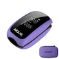 AiQUE Rechargeable Digital Finger Pulse Oximeter LED Medical SPO2 PR PI Health Alarm Fingertip Oxygen Saturation Monitor