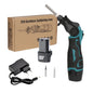 12V Cordless Soldering Iron 25W 0-400℃ Constant-Temperature Lithium-Ion Powered Electric Welding Gun with Battery & Charger