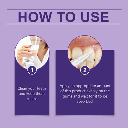 Damaged Gum Repair Care Gel Relieve Sore Gums Allergy Deep Cleaning Teeth Stains Tartar Serum Dental Caries Toothpaste