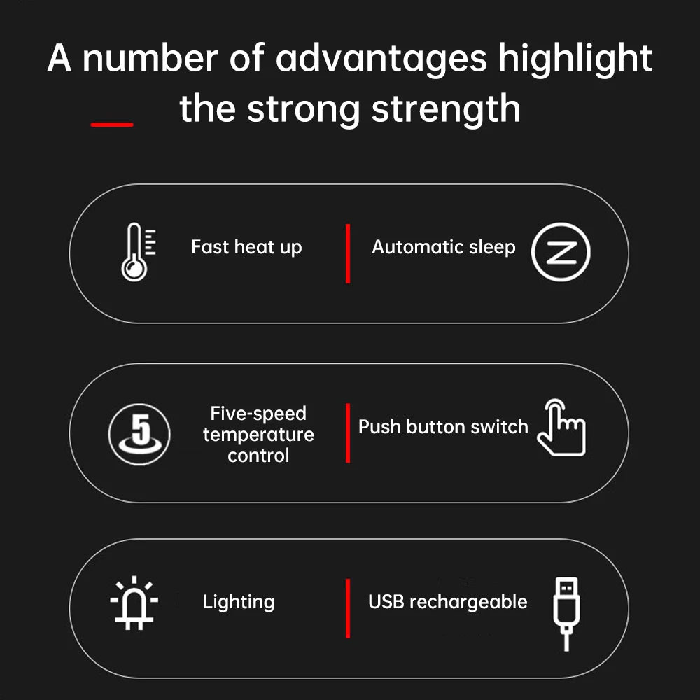 The latest USB soldering iron 5-speed temperature control mini soldering iron Type C interface plug-in models 850/1400 MAH