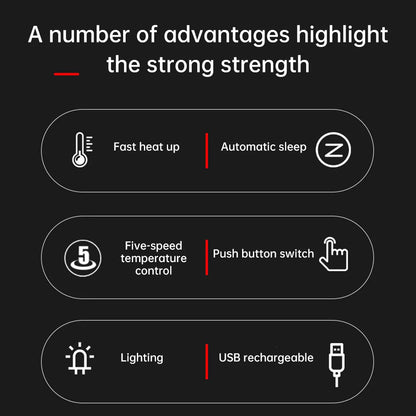 The latest USB soldering iron 5-speed temperature control mini soldering iron Type C interface plug-in models 850/1400 MAH