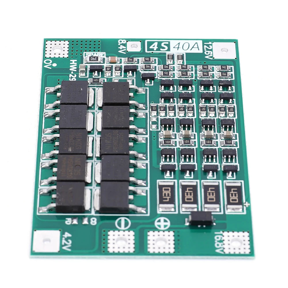 BMS 3S/4S 5A 10A 20A 25A 40A 60A Płytka zabezpieczająca ładowarkę do akumulatorów litowo-jonowych 18650 do wiertarki 12 V z funkcją wzmocnienia/balansu