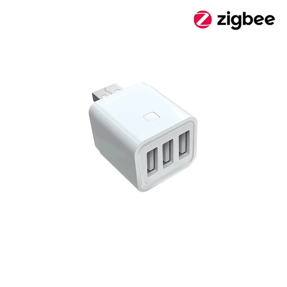 Tuya Smart WiFi/Zigbee Micro 1 2 3 USB Adaptor Switch 5V Mini USB Power Adaptor Smart Life Control Via Alexa Google Yandex alice