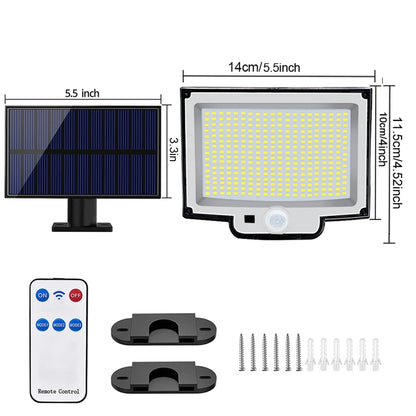 Solar Lights Outdoor 366/400/318 LED Motion Sensor Security Lights IP65 Waterproof Solar Powered Flood Lights for Garden Yard