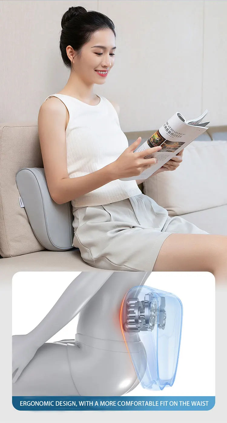 Haier Cervical Neck Massager Pillow Back Muscle Massagers Machine 3D Stereo Electric Massage Device Relax Tool