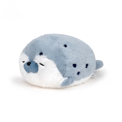 40CM Cute Seal Plush Pillow Lifelike Simulation Stuffed Sea Otter Soft Doll Animal Toy Kawaii Cartoon Blue Brown Otter Kid Gift