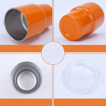 Stainless Steel Water Cup, Portable Mini Sippy Water Bottle, Suitable For Outdoor Camping, Picnic