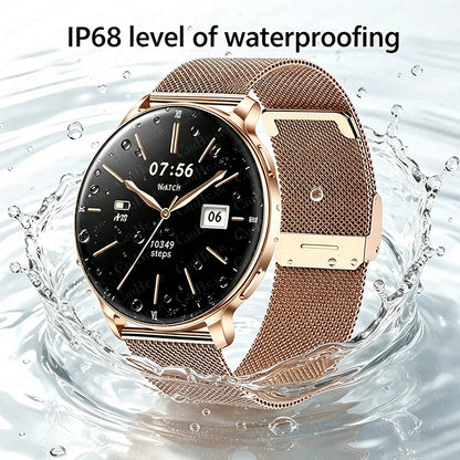 7.6MM Smart Watch 1.32'' AMOLED HD Screen Men Women Sports Watches LED Flashlight BT Call Heart Rate Health Care Smartwatch 2026