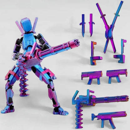T13 Titan 13 Action Figure Set Robot Action Figure 3D Printed Robo 13 Action Fidget Toys For Collectors Desktop Decorations