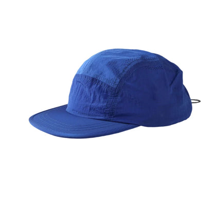 Water Resistant Quick Dry 5 Panel Baseball Hat Lightweight Breathable Sports Sun Caps For Men Women Drawstring Foldable Hats
