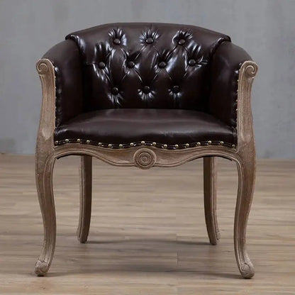 Leisure Sofa Chair, Solid Wood Antique Dining Chair, European Hotel Dining Chair, Living Room Leisure Sofa,Support Customization