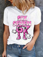 Funny 67 Brainrot Women T Shirts for Laddy Six Seven Brain Rot T-Shirt Party Tshirt for Girls T shirt for Woman Tops Tees