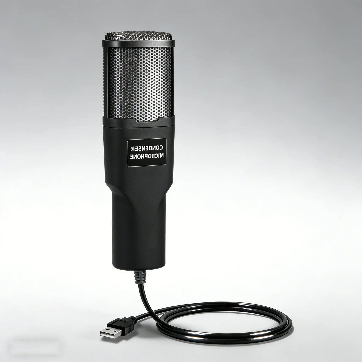 USB Computer Microphone, Condenser PC Mic for Podcasting, Streaming, Vocal Recording, Compatible with PC & Laptop, PS4/5