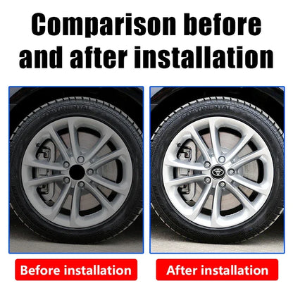 4Pcs 60mm For Car emblem Wheel hub Center Cap Badge covers sticker Decals Styling For Toyota Corolla RAV4 LEVIN Yaris C-HR Camry