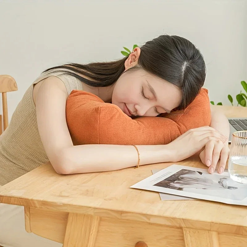 Waist Support Pillow, Cushion, Waist Protection Nap Pillow Chenille Weave Is Very Suitable for Office Chairs and Home Decoration
