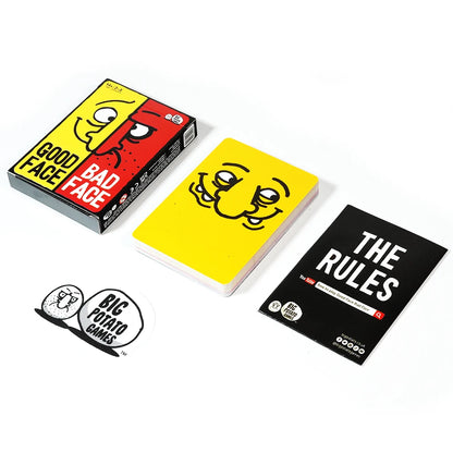 Good Face Bad Face Card Game Hilarious Party Travel Game For Family