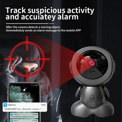 8MP Wifi Security Camera Indoor HD Baby Monitor Smart Home Two Way Audio Tracking Night Night Vision Robot PTZ IP Cameras