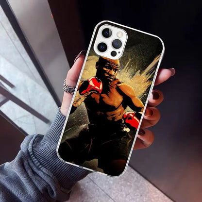 Mike Tyson Boxer Man Phone Case For iPhone 17 Air 16 15 Pro Max 14 Plus 13 Mini 12 11 Cover 7 8 SE Silicone Shell Print Fundas 1