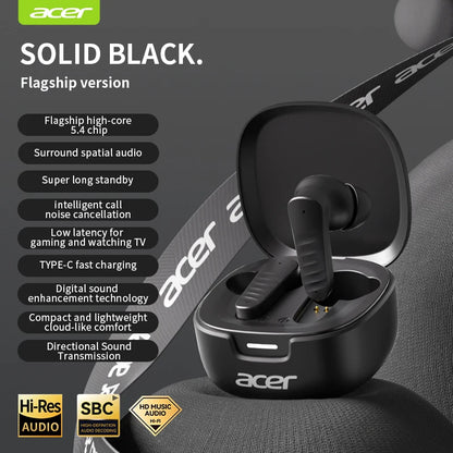 Acer Ohr503 Wireless Headphones, In-Ear Design, Bluetooth Headphones, Stereo Sound Quality, Comfortable to Wear, Suitable for Sports, Running, and Cycling, Compatible with Mobile Phones, Tablets, Android and Ios Systems