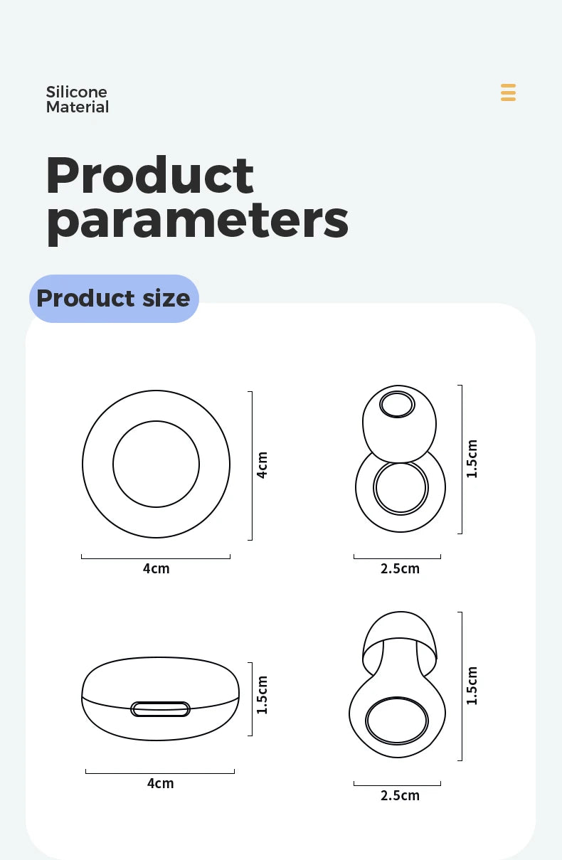 Soft Full Silicone Ear Plugs 25dB Noise Reduction Reusable Sleeping & Hearing Protection Earplugs for Concert