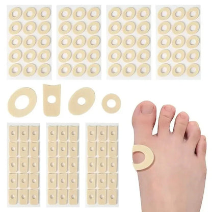 Sleeve Pads Pedicure Tools Latex Toe Pads Callus Cushions Pads Bunion Protector Foot Corn Bunion Pads Foot Anti-wear Sticker