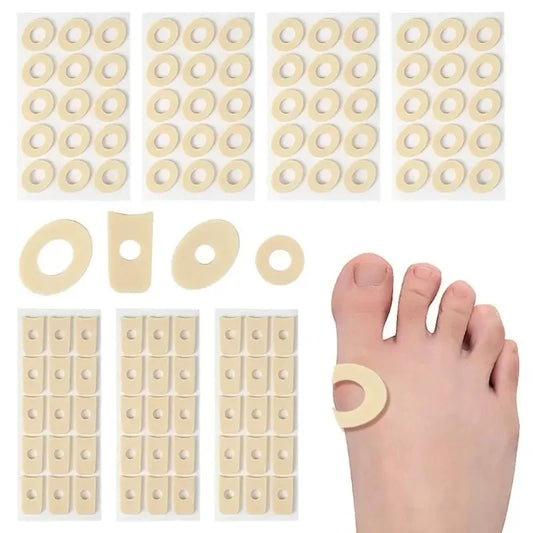 Sleeve Pads Pedicure Tools Latex Toe Pads Callus Cushions Pads Bunion Protector Foot Corn Bunion Pads Foot Anti-wear Sticker