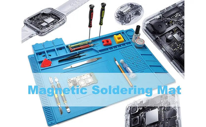 Repair Pad Insulation Heat-Resistant Soldering Station Silicon Soldering Mat Work Pad Desk Platform for BGA Soldering Station