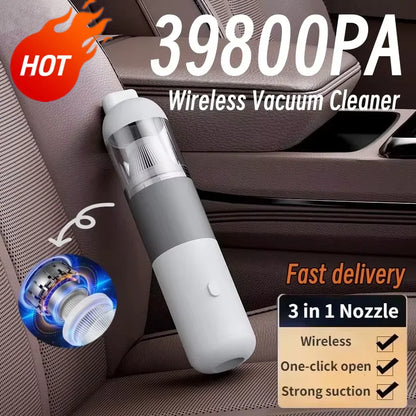 3 In1 39800pa Dust Collector Portable Handheld Wireless Powerful Suction Electric Smart Home Car Vacuum Cleaner 2026 New