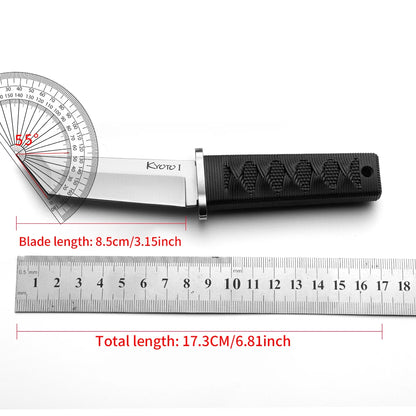 Portable storage outdoor knife with exquisite sheath protection camping picnic short distance travel multifunctional tool small