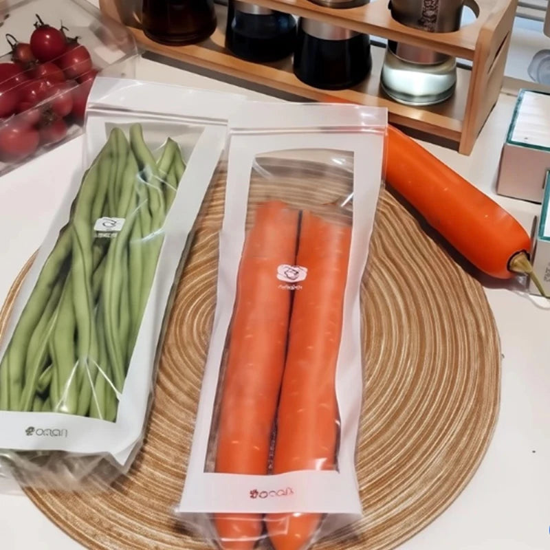 Fruits Vegetables Fresh-keep Bags Reusable Refrigerator Storage Bags Thickened Leakproof Containers Kitchen Sealed Packaging Bag