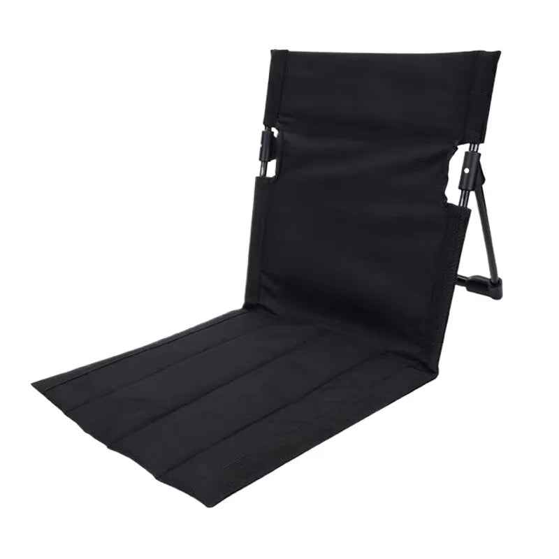 Lightweight Fold-Up Aluminum Camping Seat for Outdoor Travel, Fishing, and Beach Relaxation