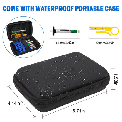 1 Set Stainless Steel Car Terminal Disassembly Kit Tool Wire Pin Removal Set Automobile Stylus Connector Puller Repair Tooling