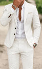 2027 New Spring And Autumn Mens Digital Printed 2 Piece Suit Set Plus Size Smart Casual Blazer Outfit For Business And Wedding