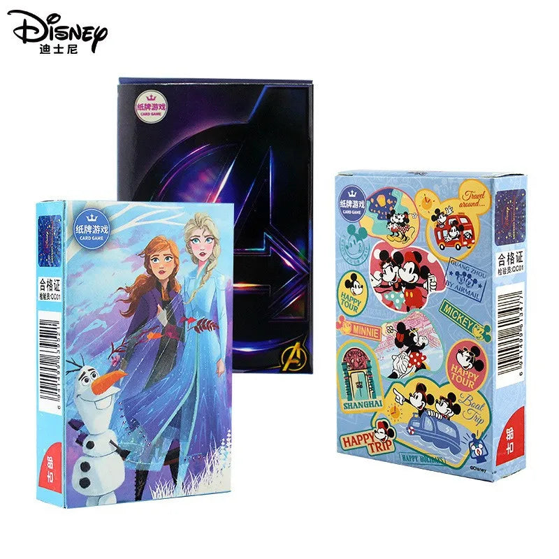 Disney Mickey Frozen Stitch Poker Lots-o'-Huggin' Bear Playing Cards Playing Cards Poker Indoor Family Entertainment Board Games