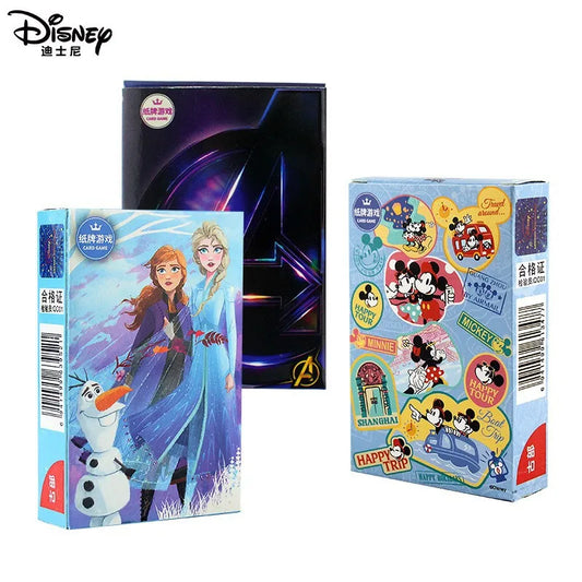 Disney Mickey Frozen Stitch Poker Lots-o'-Huggin' Bear Playing Cards Playing Cards Poker Indoor Family Entertainment Board Games