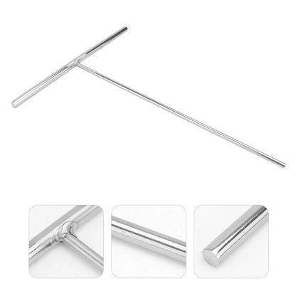 Stainless Steel Crepe Spatula Spreader Pancake T Maker Tool Turner Utensils Cake Shape Rake Pan Making Kit Stick Icing Brownie