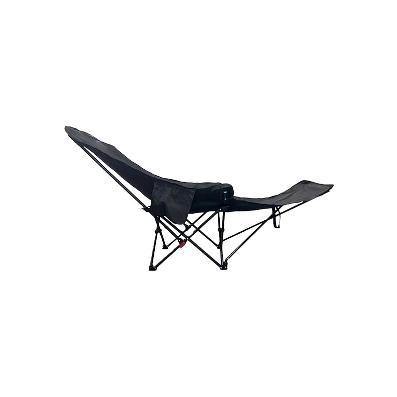 Outdoor Portable Camping Comfort Chair Folding Nap Beach Chair with Leg Support Lightweight Travel Folding Chair for Hiking